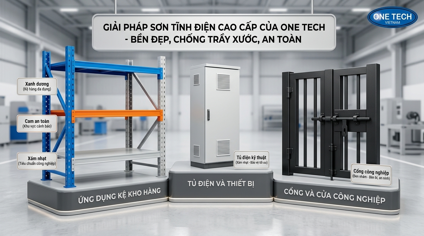 Cách chọn màu sơn tĩnh điện theo nhu cầu sử dụng Gợi ý chọn màu sơn tĩnh điện theo nội thất kho hàng cửa cổng và tủ điện