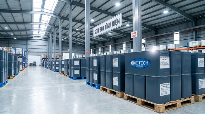 Điều kiện lưu trữ sơn tĩnh điện trong kho khô sạch