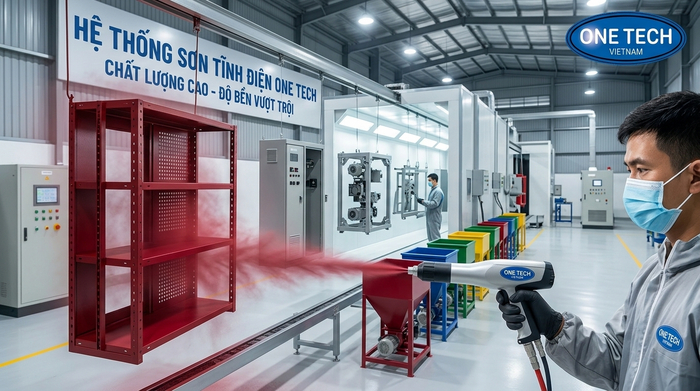 Tổng quan quy trình sơn tĩnh điện tại Hà Nội cho sản phẩm kim loại