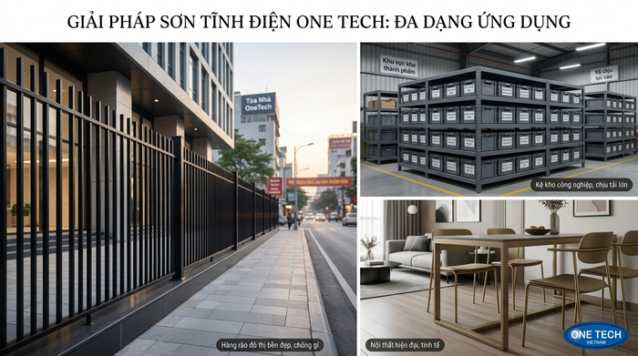 Ứng dụng sơn tĩnh điện trong cơ khí và gia dụng tại Hà Nội