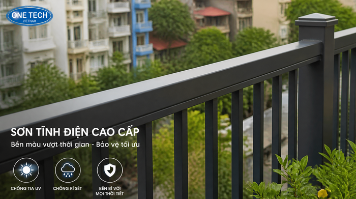 Sơn tĩnh điện có độ bền cao trên kim loại Độ bền lớp sơn tĩnh điện trên bề mặt kim loại ngoài trời tại Hà Nội