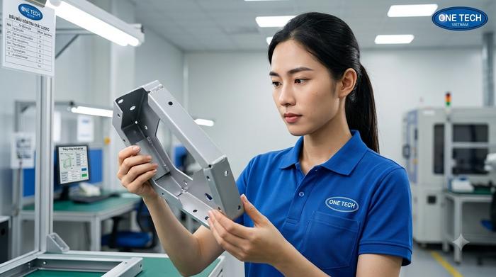 Tiêu chí đánh giá chất lượng lớp sơn tĩnh điện Kiểm tra bề mặt lớp sơn tĩnh điện sau khi hoàn thiện